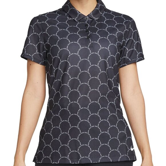 Nike Tops - NWT New Nike Women's Small S Dri-FIT Victory Short Sleeve Printed Golf Polo Top